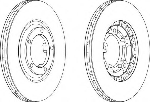 Тормозной диск FERODO DDF461