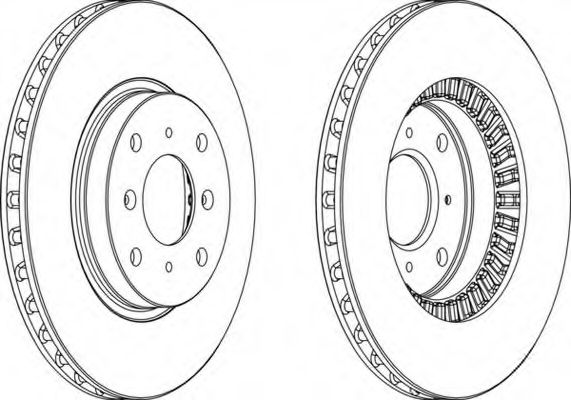 Тормозной диск FERODO DDF516