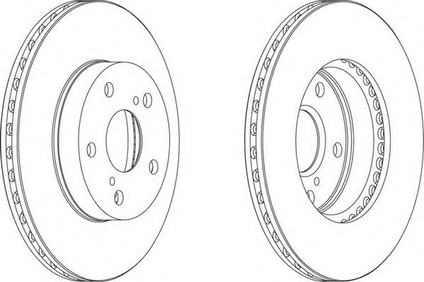 Тормозной диск FERODO DDF777