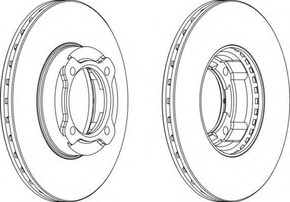 Тормозной диск FERODO DDF941
