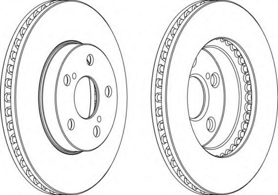 Тормозной диск FERODO DDF992