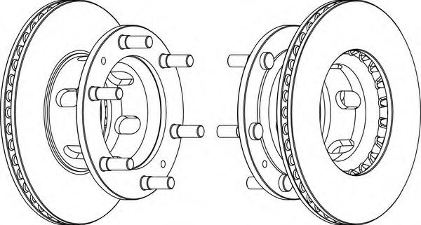 Тормозной диск FERODO FCR108A