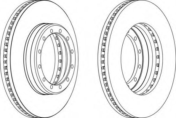 Тормозной диск FERODO FCR129A