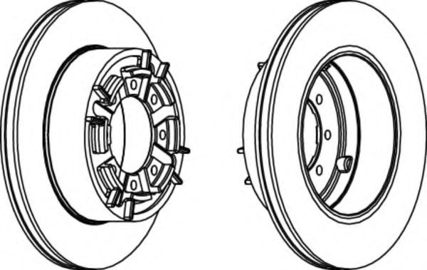 Тормозной диск FERODO FCR140A