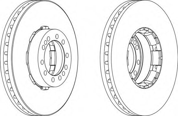 Тормозной диск FERODO FCR185A