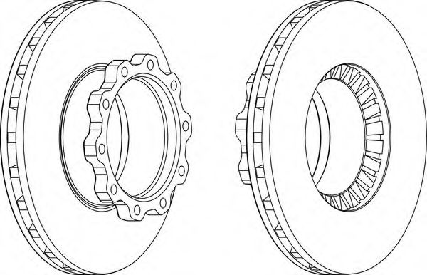 Тормозной диск FERODO FCR192A