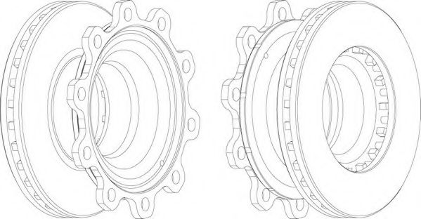 Тормозной диск FERODO FCR193A