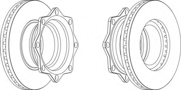 Тормозной диск FERODO FCR202A