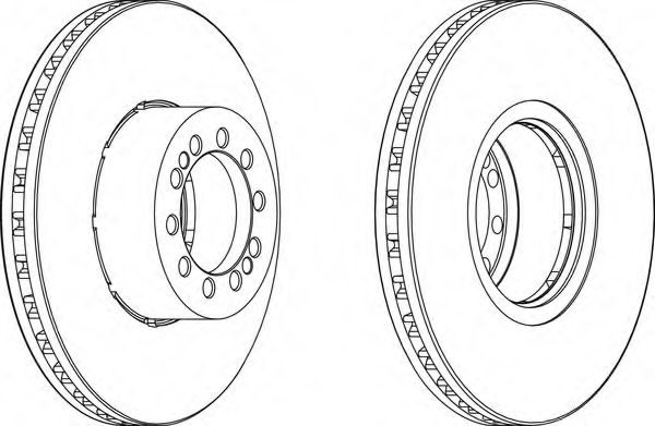 Тормозной диск FERODO FCR218A
