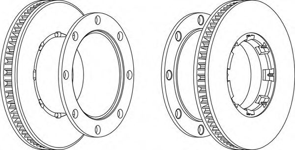 Тормозной диск FERODO FCR220A