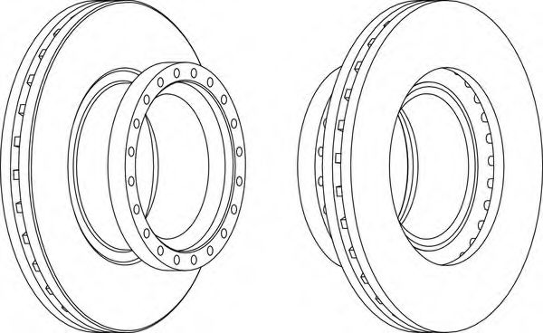 Тормозной диск FERODO FCR282A
