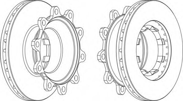 Тормозной диск FERODO FCR293A