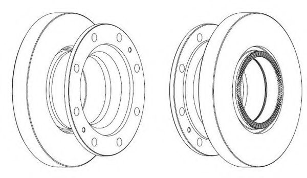 Тормозной диск FERODO FCR278A