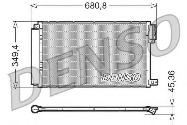 Конденсатор, кондиционер DENSO DCN09300