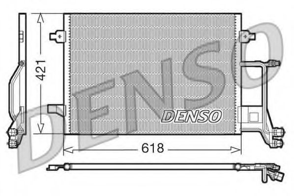 Конденсатор, кондиционер DENSO DCN02013