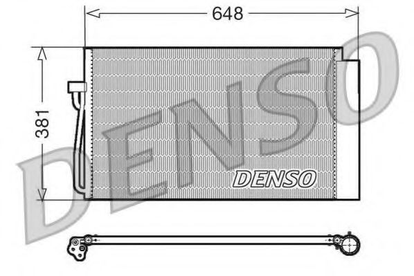 Конденсатор, кондиционер DENSO DCN05017