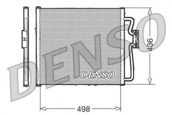 Конденсатор, кондиционер DENSO DCN05019