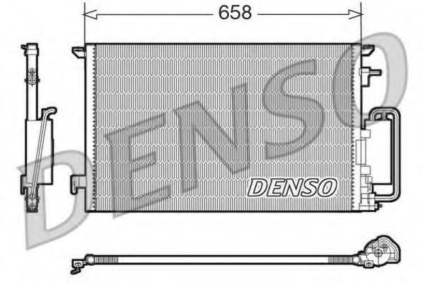 Конденсатор, кондиционер DENSO DCN20032