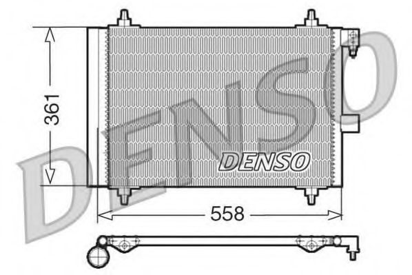 Конденсатор, кондиционер DENSO DCN21025