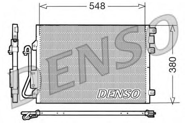 Конденсатор, кондиционер DENSO DCN23008