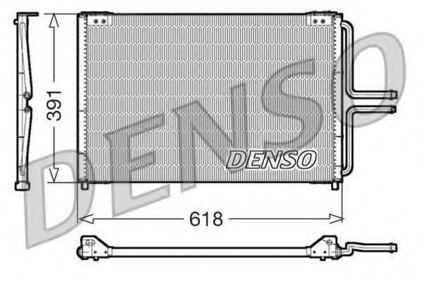 Конденсатор, кондиционер DENSO DCN23020