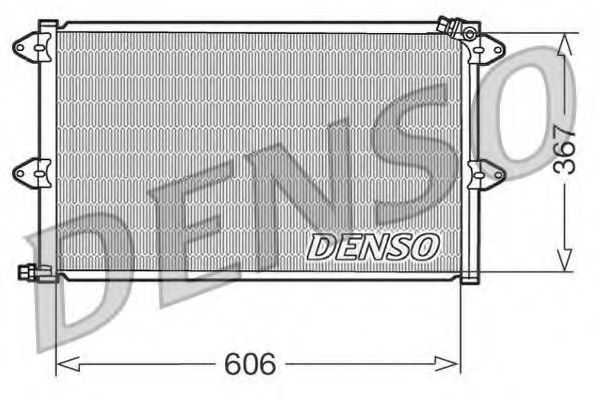 Конденсатор, кондиционер DENSO DCN27001