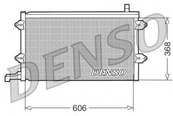 Конденсатор, кондиционер DENSO DCN32003