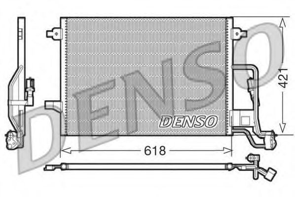 Конденсатор, кондиционер DENSO DCN32018