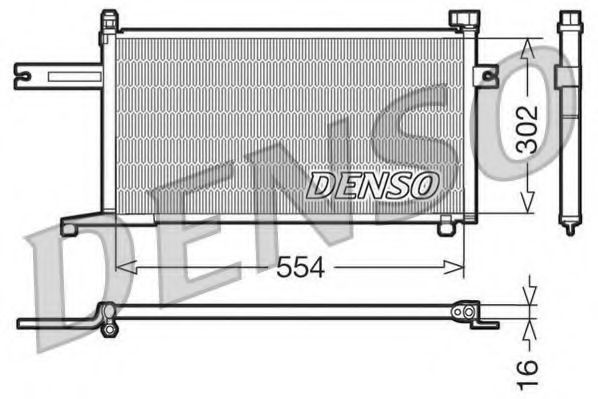 Конденсатор, кондиционер DENSO DCN46005