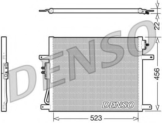 Конденсатор, кондиционер DENSO DCN06008