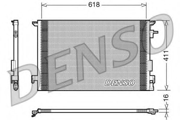 Конденсатор, кондиционер DENSO DCN20031