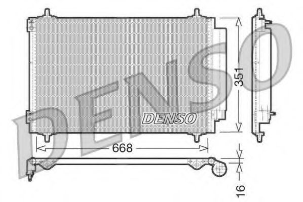 Конденсатор, кондиционер DENSO DCN21017