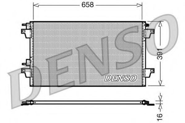 Конденсатор, кондиционер DENSO DCN23018