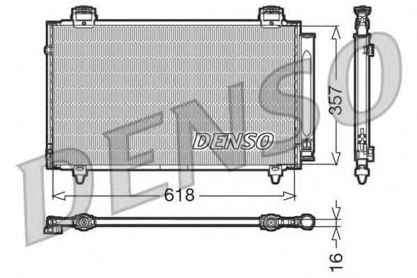 Конденсатор, кондиционер DENSO DCN50004