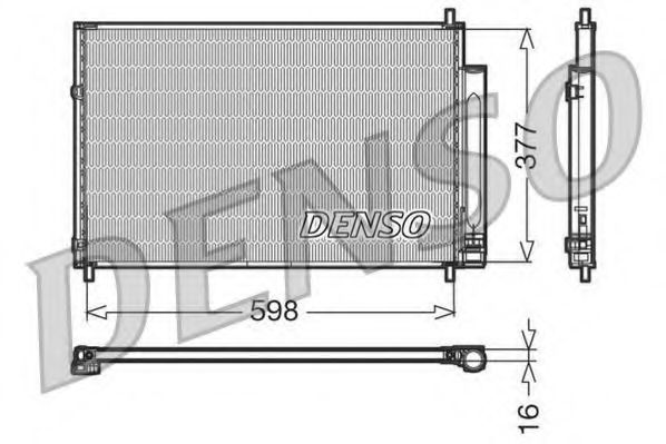 Конденсатор, кондиционер DENSO DCN50006