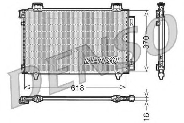 Конденсатор, кондиционер DENSO DCN50009