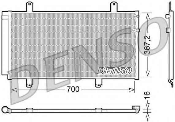 Конденсатор, кондиционер DENSO DCN51004