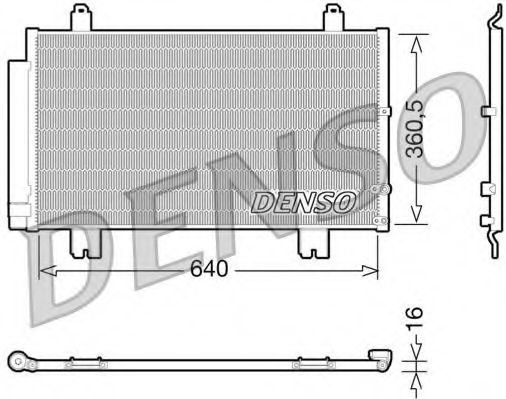 Конденсатор, кондиционер DENSO DCN51005