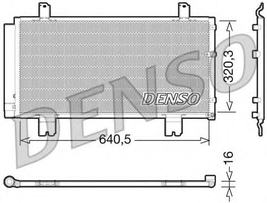 Конденсатор, кондиционер DENSO DCN51007