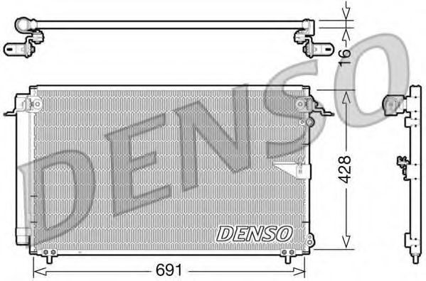 Конденсатор, кондиционер DENSO DCN51008