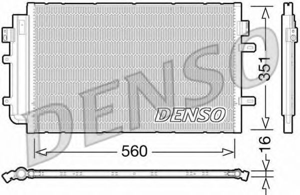 Конденсатор, кондиционер DENSO DCN12005