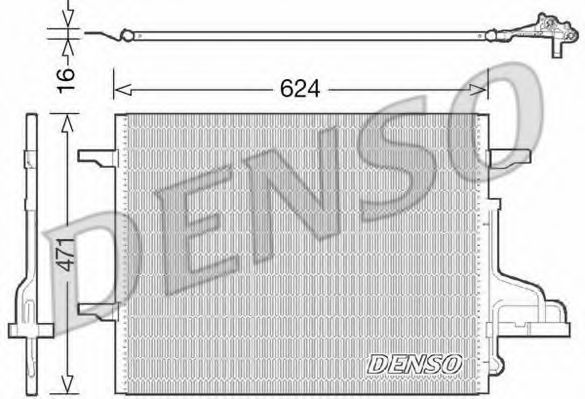 Конденсатор, кондиционер DENSO DCN10027