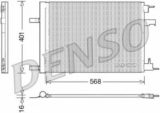 Конденсатор, кондиционер DENSO DCN20008