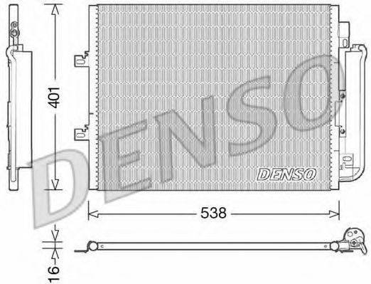 Конденсатор, кондиционер DENSO DCN23026