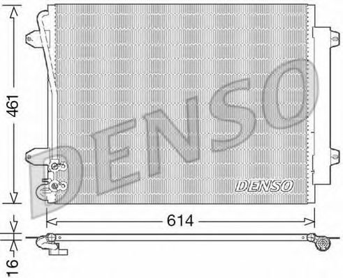 Конденсатор, кондиционер DENSO DCN32011