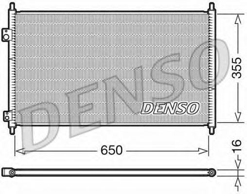 Конденсатор, кондиционер DENSO DCN40018