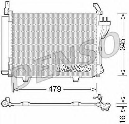 Конденсатор, кондиционер DENSO DCN41002