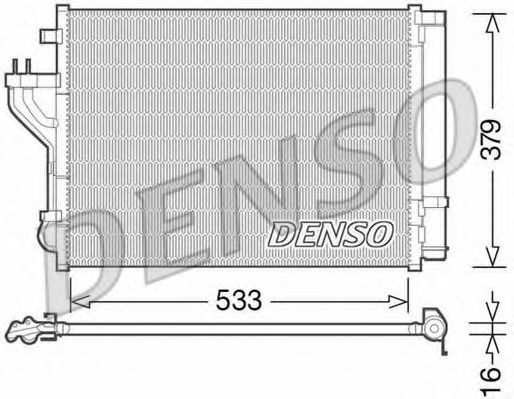 Конденсатор, кондиционер DENSO DCN41004