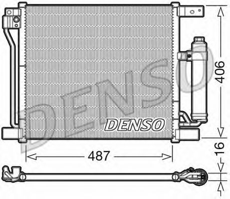 Конденсатор, кондиционер DENSO DCN46021