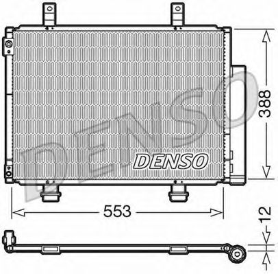 Конденсатор, кондиционер DENSO DCN47007